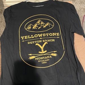 Black yellow stone shirt